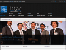 Tablet Screenshot of garbialaw.com